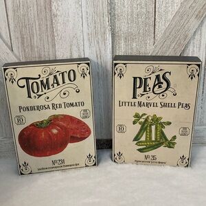 Hobby Lobby Tomatoe and Peas Signs